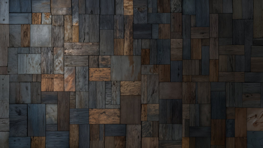 Papier peint bois vieilli Assemblage rustique et moderne