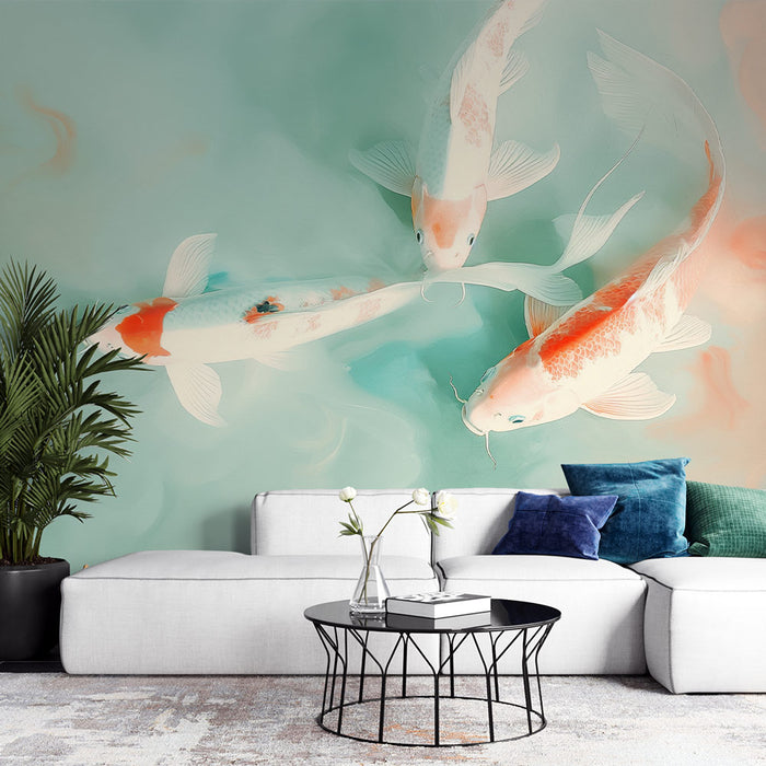 Papier peint zen | Carpes koi — LePapierPeint