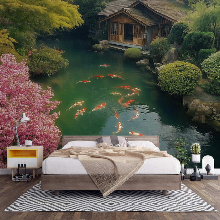 Papier peint jardin japonais | Évasion sereine