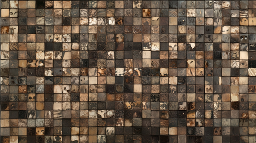 Papier peint mosaic Motifs artistiques et texturés