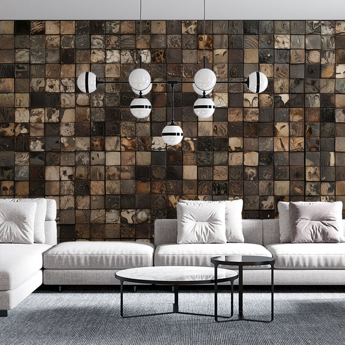 Papier peint mosaic | Motifs artistiques et texturés