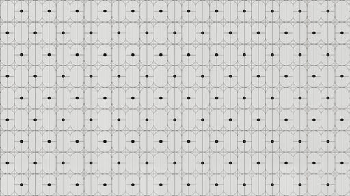 Papier peint géométrique Design ovale contemporain