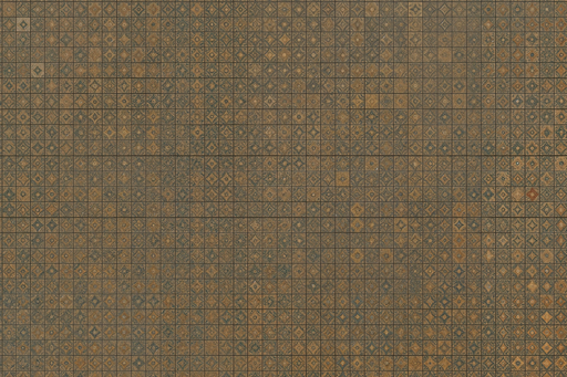 Papier peint géométrique Carrés et losanges vintage