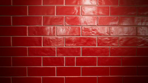 Papier peint effet brique rouge Mur texturé moderne