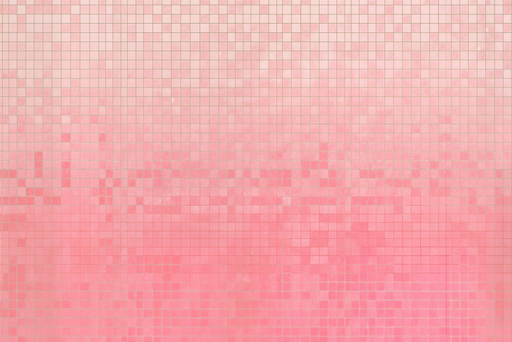 Papier peint mosaïque rose Dégradé élégant