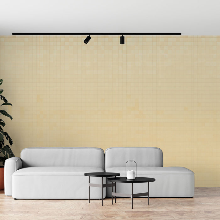 Papier peint mosaïque beige | Design élégant et minimaliste