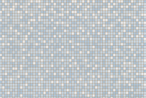 Papier peint mosaïque bleu Décoration moderne et épurée