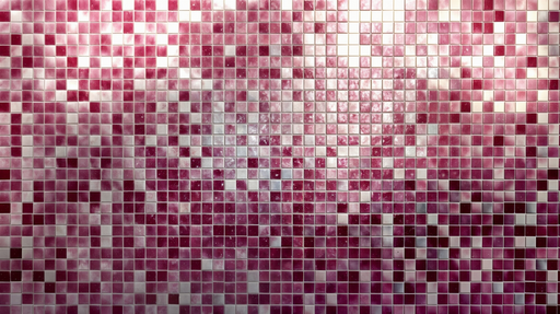 Papier peint mosaïque rose Effet spectaculaire pour vos murs