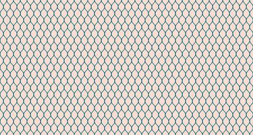 Papier peint géométrique Motif arabesque rose et teal