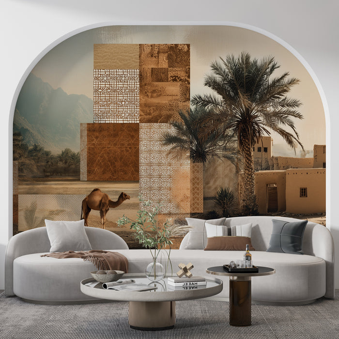 Papier peint désert | Fusion culturelle et naturelle