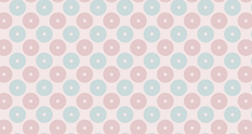 Papier peint pois pastel Motifs disques rose et bleu