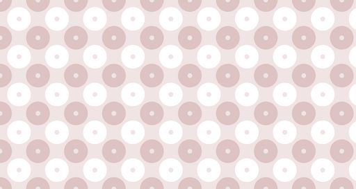 Papier peint cercles rétro Design vintage rose et blanc