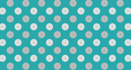 Papier peint à pois Design turquoise rétro