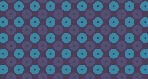 Papier peint rétro Cercles bleus et violets