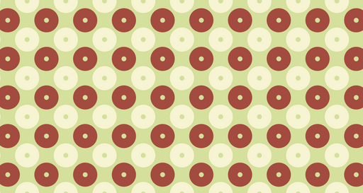 Papier peint rétro Motifs circulaires vintage