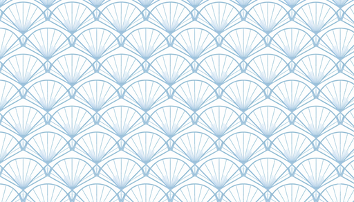 Papier peint éventail Motif bleu élégant