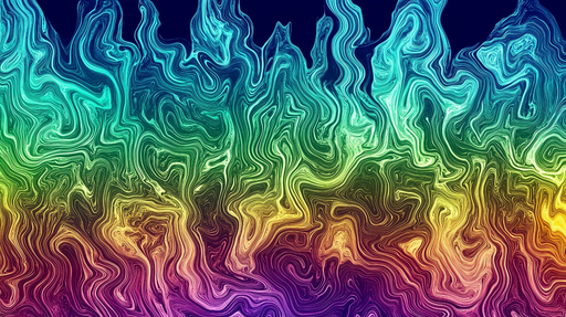 Papier peint marbré Éclat de couleurs vibrantes