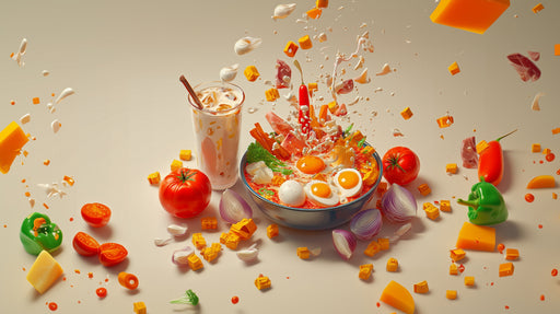 Papier peint culinaire Explosion de saveurs gastronomiques