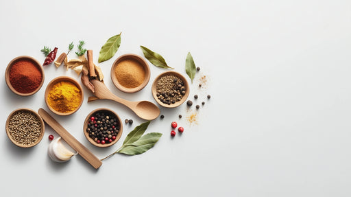 Papier peint épices Couleurs naturelles et texturées