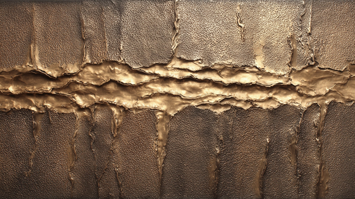 Papier peint texturé bronze Design artistique et moderne