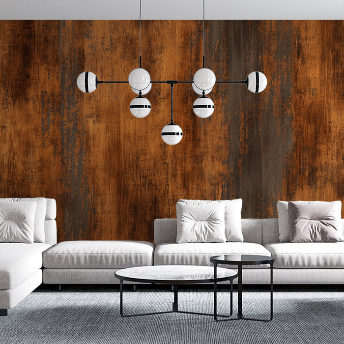 Papier peint effet rouille | Design industriel moderne
