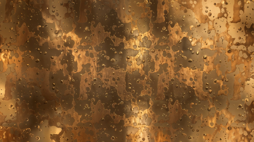 Papier peint métallique Design abstrait bronze