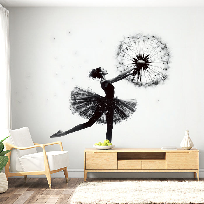Papier peint danseuse | Élégance et légèreté