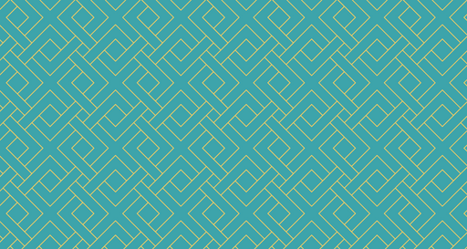 Papier peint géométrique Motif en bleu et jaune