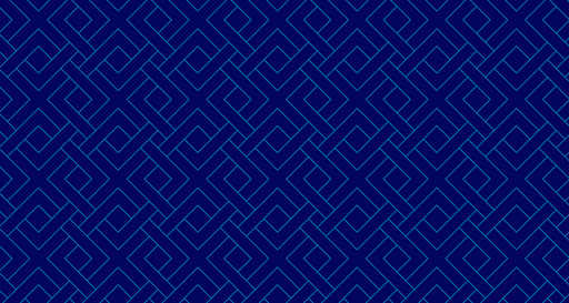 Papier peint géométrique Motif en labyrinthe bleu