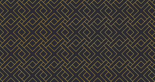 Papier peint géométrique Noir et Or