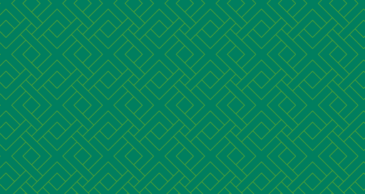 Papier peint géométrique Vert et Doré