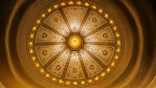 Plafond en dôme Design élégant et raffiné