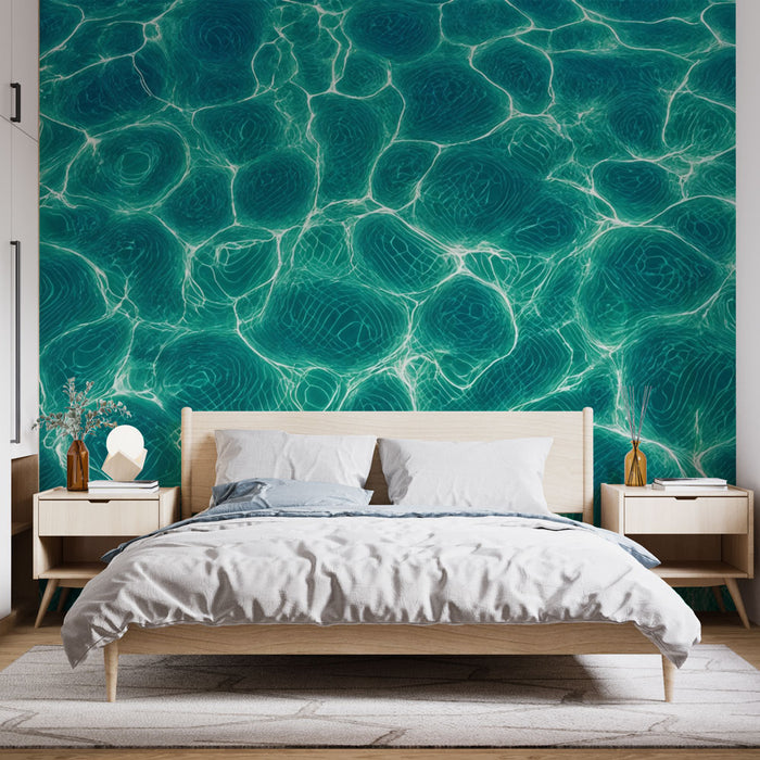 Papier peint aquatique | Motif d'eau cristalline