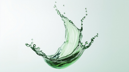 Papier peint éclaboussure verte Design moderne et rafraîchissant