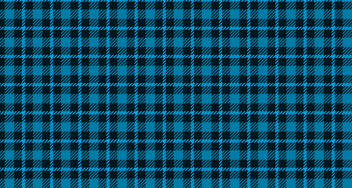 Papier peint écossais Motif bleu et noir