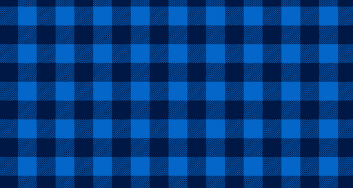 Papier peint écossais Carreaux bleus et noirs