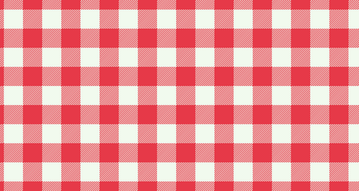 Papier peint vichy Motif classique rouge et blanc