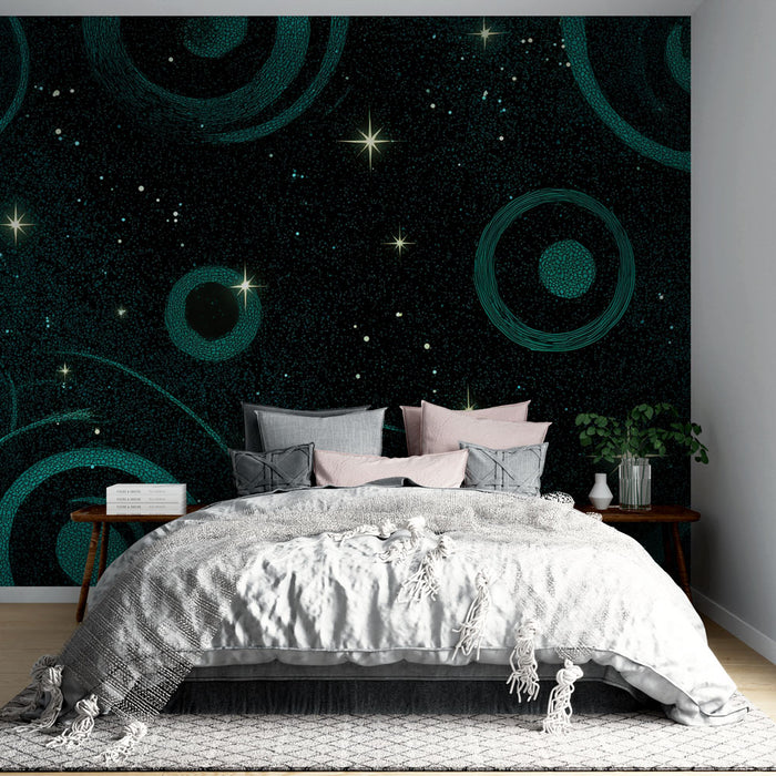Papier peint galaxie | Design céleste et étoilé