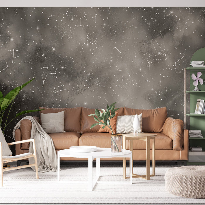 Papier peint constellations | Ciel nocturne étoilé