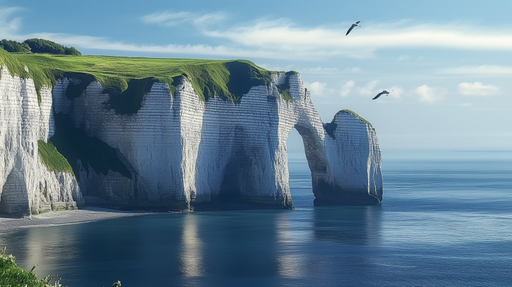 Papier peint falaise Paysage côtier d'Étretat