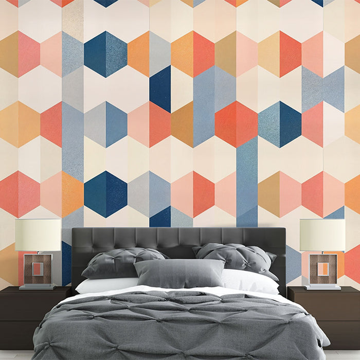 Papier peint géométrique | Motifs colorés et modernes