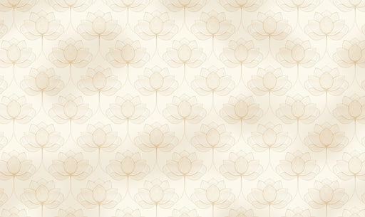 Papier peint lotus Élégance neutre et florale