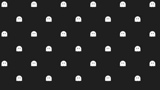 Papier peint fantôme Design ludique et nocturne