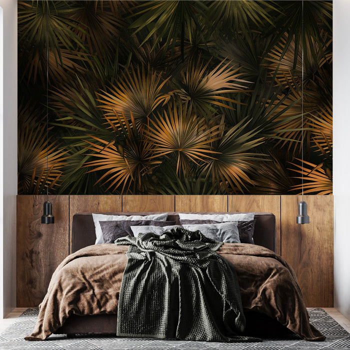 Papier peint feuillage tropical | Luxe et élégance