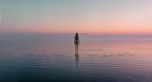 Papier peint sérénité Paysage aquatique au crépuscule