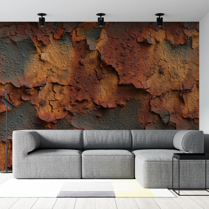 Papier peint texture rouillée | Design authentique