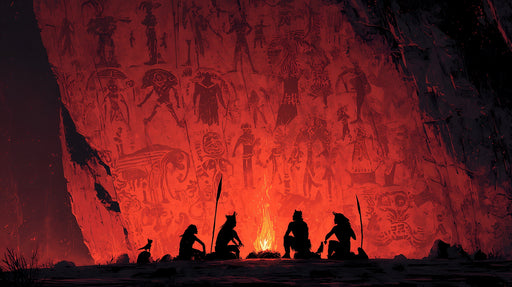 Papier peint grotte ancienne Art de la Préhistoire