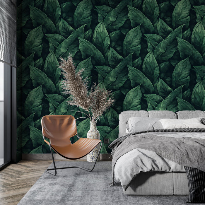 Papier peint feuilles | Nature luxuriante