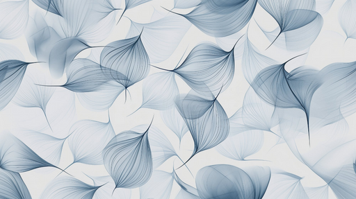 Papier peint feuilles fluides Design contemporain et élégant