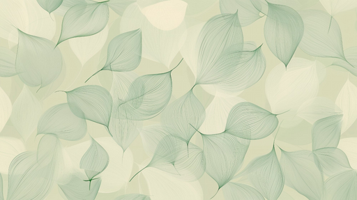 Papier peint feuilles Évasion nature pastel